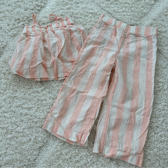 H&M Other - H&M Pink Striped Set